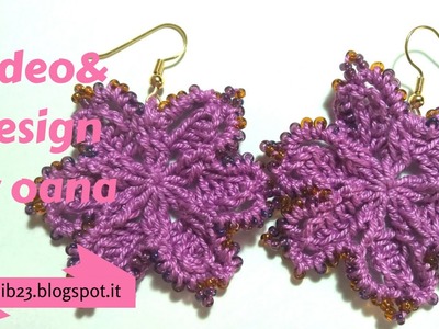 Crochet stylish earrings