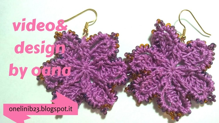 Crochet stylish earrings
