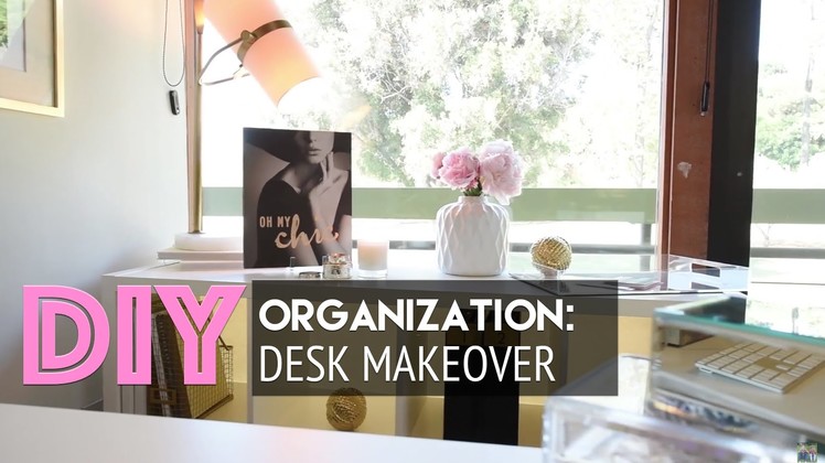 Desk Makeover: DIY Organization + Accessorizing | HomeGoods