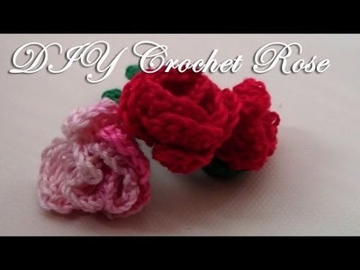 DIY Cute Miniature Crochet Rose