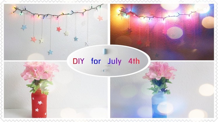 DIY - Flower Vase, Hanging Light Decors - Cheap & Easy Tumblr Inspired Room Decors