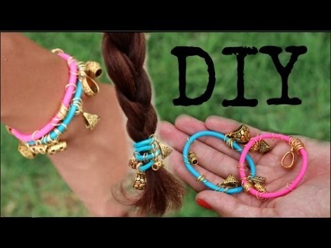 DIY Hair Tie Bracelet - Pinspiration