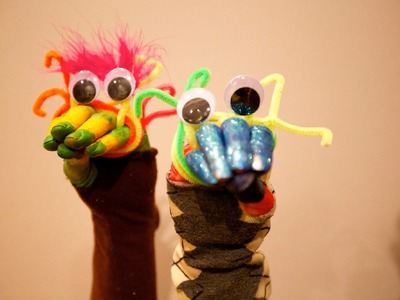 DIY Hand Puppets for Kids!
