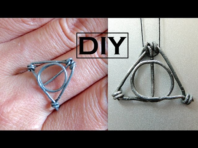 DIY Harry Potter Ring.Necklace Pendant | Wire Wrapped Ring