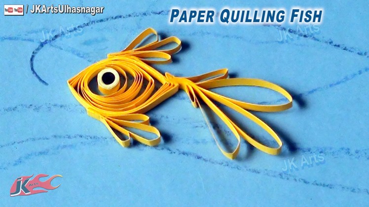 DIY Paper Quilling Fish | How to make Under the Sea Creature | JK Arts 640
