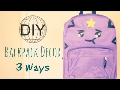 DIY Personalized Backpacks for Back to School 2014