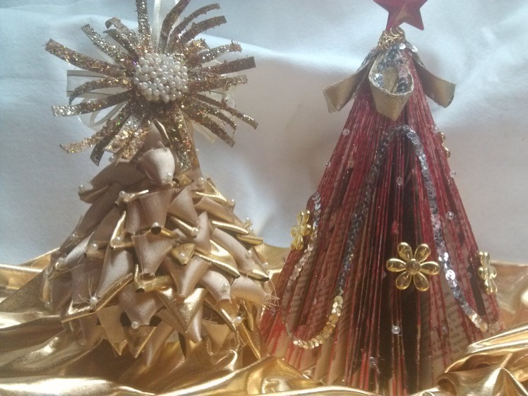 DIY Pinito de navidad hecho con materiales reciclados. Christmas Tree using plastic bottle