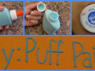 Diy: Puff Paints ( From Scratch!)