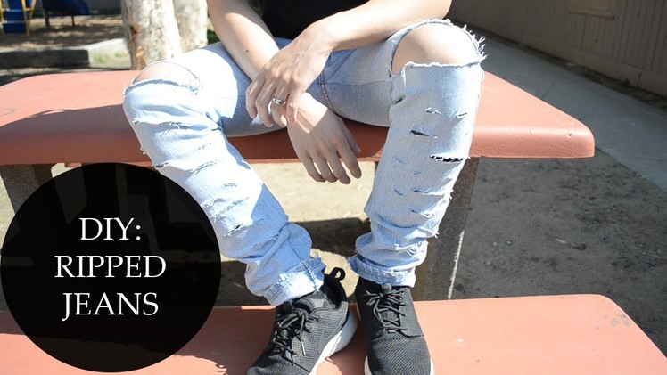 DIY: Ripped Jeans | KAD Customs #46