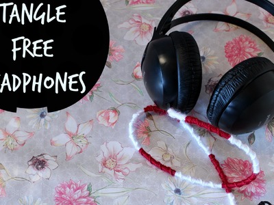 DIY tangle free headphones
