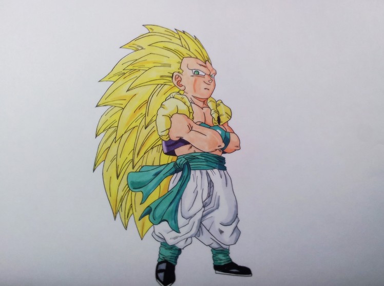 Drawing Gotenks SSJ3