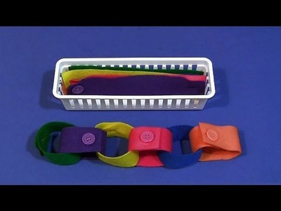 Felt Button Chain