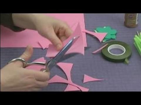 Foam Flower Crafts for Kids : Making Flower Petals for Kids' Crafts