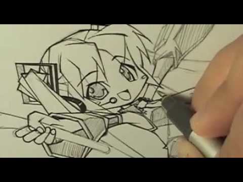 How I Draw Hatsune Miku | Inking | Copics