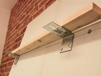 How To Attach Shelves To Drywall