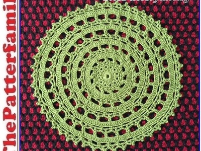 How to Crochet a Doily Pattern #3 │by ThePatterfamily