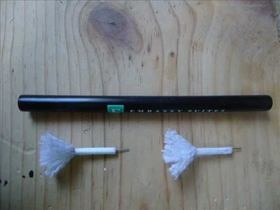 How to make a blowgun and darts