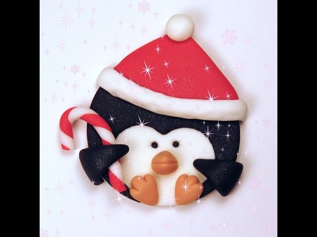How To Make A Christmas Penguin Cupcake Topper