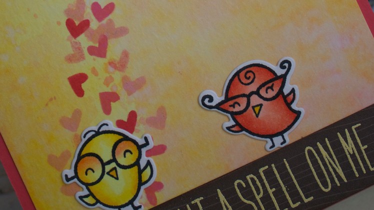 How to make a science-themed Valentine's Day card with Lawn Fawn!
