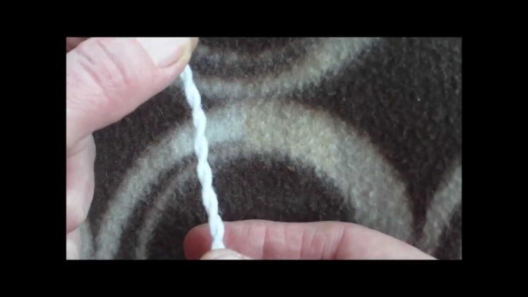 How to make a twisted cord
