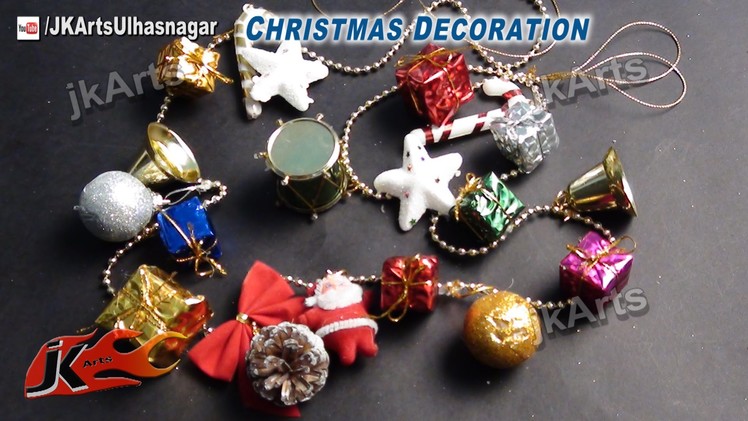 HOW TO: make Christmas Decoration - JK Arts 458