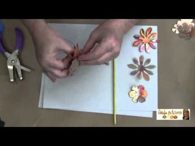 How to Make Copper Flower Plant Stakes - Livin' the Creative Life TV - Linda Peterson