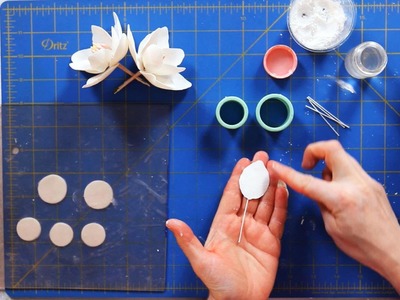 How to Make Magnolia Petals | Sugar Flowers