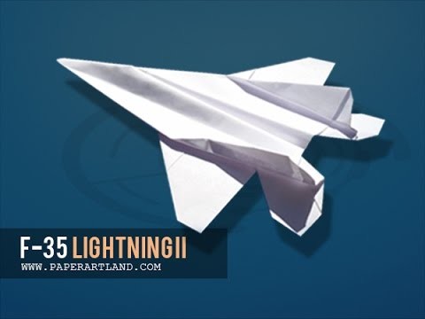 How to  make the best paper jet that FLIES well | F-35 ( Tri Dang )