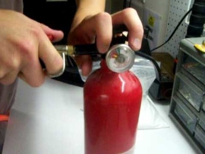 How to refill a fire extinguisher