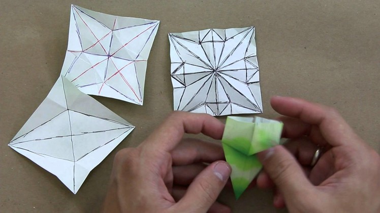 How to solve crease patterns (CP) - Advanced origami lessons