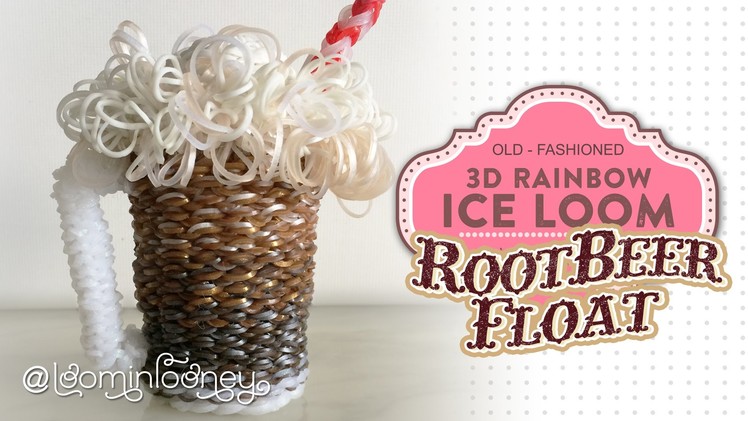 Ice Loom Rootbeer Float: 3D Rainbow Ice Loom Series