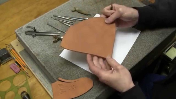 Leather Carving for Beginners Leathercraft Tutorial How to Draw and Transfer Pencil Design