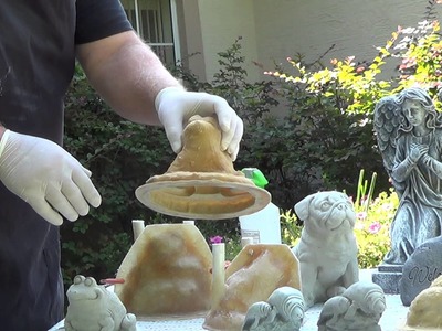 Make concrete statues with latex rubber molds. Part 1 Getting started