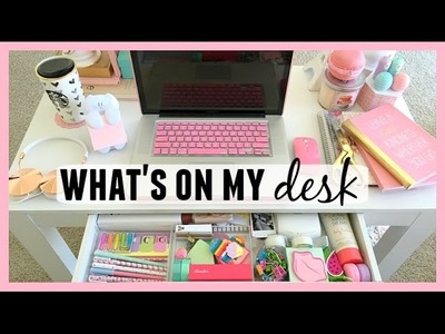 My Desk Essentials ♡ Desk Tour 2015! ThatsHeart
