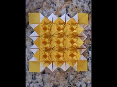 Origami Instructions: Sandclover Tessellation (Martin Sejer Andersen) - Part Two