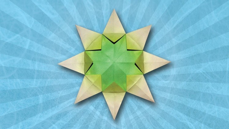 Origami Sunburst Star (Folding Instructions)