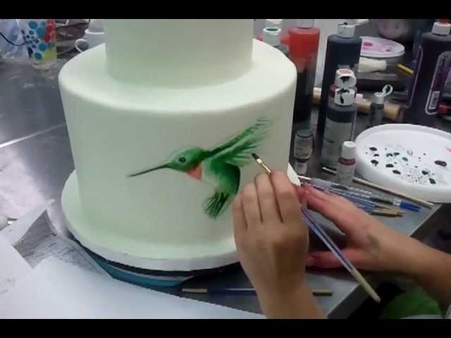 Painting on Cakes part 1 - Savannah Custom Cakes