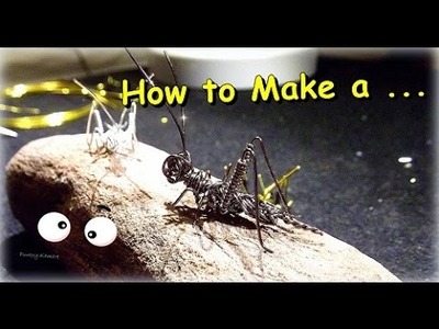 ((Parte 2))Como Hacer "Grillo en Alambre". How to Make a"Wire Cricket" - By Puntoy Alambre