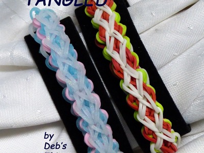 Rainbow Loom Bracelet - Original Design - "TANGLED" (ref # 3Pjj)