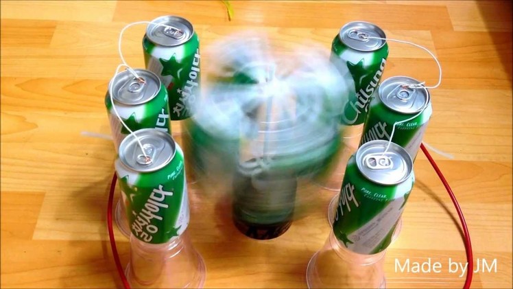 Soda Can Electrostatic motor