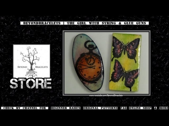 ♦ Stamped Wooden Pendants ♦ (Second Version)