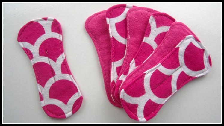 {Step-by-Step Sewing} Reusable Fabric Panty Liners