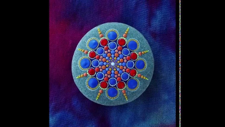 Stop motion mandala stone by Elspeth McLean music by Adam Dobres and Jason Lowe