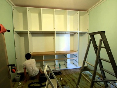 Time lapse - built in wardrobe construction