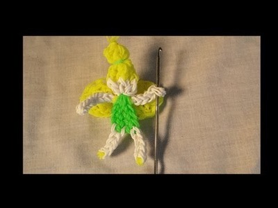 Tinkerbell made with a hook Rainbow loom