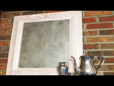 Upcycle Up Cycle  an old painting to a Vintage mirror