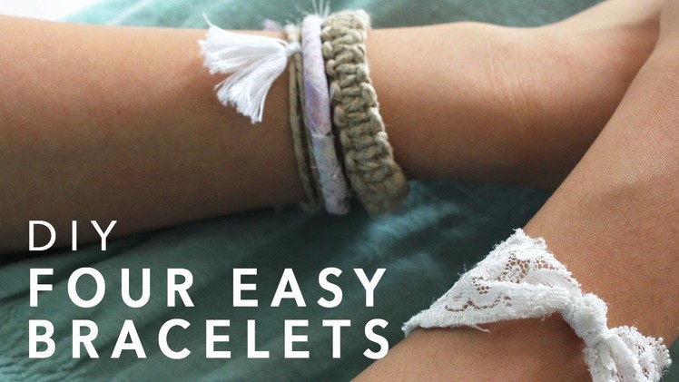 4 Easy DIY Bracelets