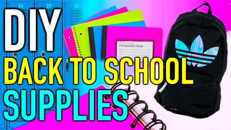 Back to School: DIY supplies + Giveaway!
