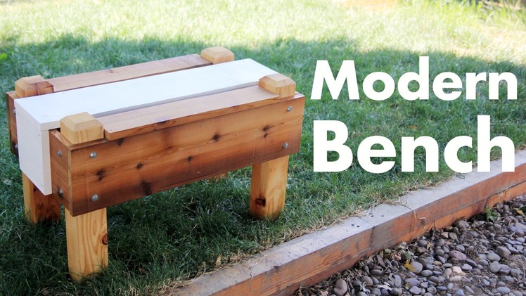 Building a Modern Style Bench