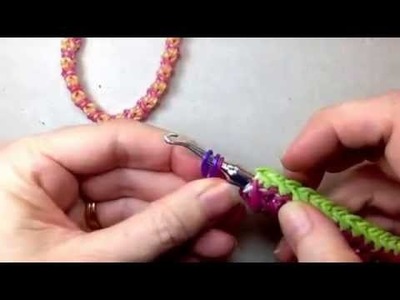 Capricorn bracelet tutorial (hook only) rainbow loom bands